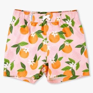 RuggedButts Boys Floral & Fruit Classic Swim Trunks